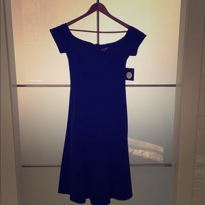 Eva Franco dark blue dress, brand new with tags
